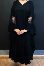 تصویر عبای مجلسی مشکی Black abaya