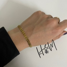 تصویر دستبند گندمی 