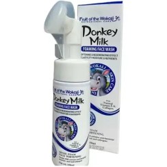 تصویر فوم شوینده صورت شیر ​​الاغ |donkey milk foaming face wash 