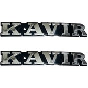 تصویر آرم باک هوندا مدل A-72-KAVIR-GLD بسته ۲ عددی فلزی 