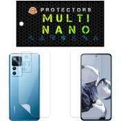 تصویر محافظ صفحه نمایش مولتی نانو مدل X-SFT مناسب برای گوشی موبایل شیائومی 12T Pro به همراه محافظ پشت 