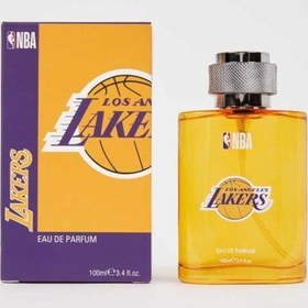 تصویر عطر 100 میلی لیتری دارای مجوز NBA لس آنجلس لیکرز مردانه رنگ زرد دیفکتو 