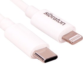 تصویر کابل شارژ آیفون سیبراتون ۱.۲ متری SIBRATON IPHONE USB S280I-1.2M 