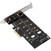 تصویر کارت تبدیل M2 SSD NVME به PCI-E مدل netpil-7052 