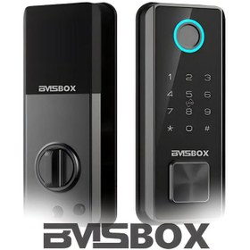 تصویر قفل دیجیتال و دستگیره هوشمند سکوریت برند BMSBOX مدل SLG101 