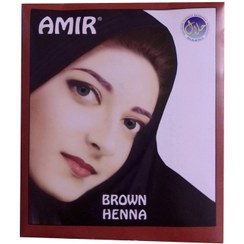 تصویر حنا هندی امیر (Amir) مدل 2221 حجم 10 میلی‌لیتر رنگ قهوه ای رنگ مو متفرقه