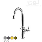 تصویر شیر ظرفشویی آشپرخانه شیبه مدل مارال - استیل Shibeh Sink Mixer Faucet