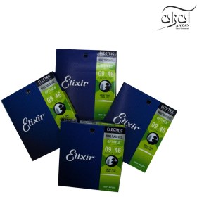 تصویر سیم گیتار الکتریک الکسیر مدل Elixir Optiweb Coating 09-46 