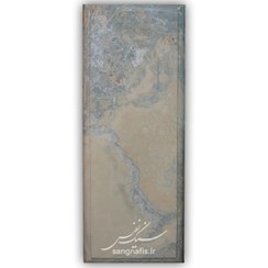 تصویر سنگ قبر مرمر آبی رگه نباتی 