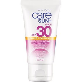 تصویر ضدآفتاب مات کننده ، مرطوب کننده و ضدآب آوون مناسب پوست حساس Avon Sun Care SPF30 