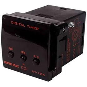 تصویر تایمر دیجیتال 8 پایه سوکتی (48×48) میکرومکس الکترونیک مدل DT-104 MICRO MAX Electronic DT-104 Digital Timer Relay