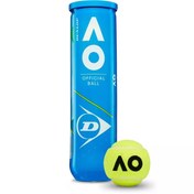تصویر توپ تنیس دانلوپ Dunlop AUSTRALIAN OPEN – بسته ۴ عددی (اورجینال) توپ دانلوپ AO