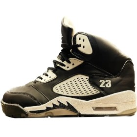 تصویر نایک ایرجردن 5 پاریسن ژرمن سفید Nike Air Jordan 5 Paris Saint-Germain White 