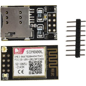 تصویر ماژول SIM-800L با رابط TTL – UART 