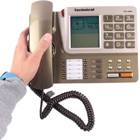 تصویر تلفن با سیم تکنیکال مدل TEC-5840 ا Technical TEC-5840 Corded Telephone Technical TEC-5840 Corded Telephone