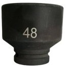 تصویر بکس کوتاه سایز 48 فشار قوی 6 پر درایو 3/4 جنیوس GENIUS مدل 665262 (سایز 15/16-1 اینچ ) 