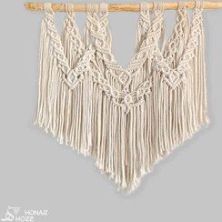 تصویر دیوارکوب مکرومه D01 شیری 