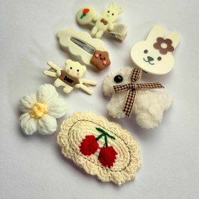 تصویر گلسر ترکیبی کرم رنگ - کد 