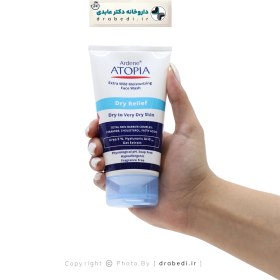 تصویر لوسیون شوینده و مرطوب کننده بسیار ملایم صورت درای ریلیف آردن آتوپیا Ardene Atopia Dry Relief Extra Mild Moisturizing Face Wash