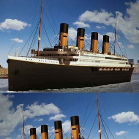 تصویر کیت ساخت ماکت کشتی تایتانیک 
