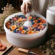 تصویر سیلیکا ژل (مخصوص خشک کردن گل) یک کیلوگرمی 