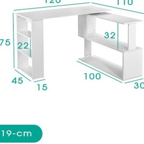 تصویر میز کارشناسی مدل P119 - MDF 