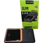 تصویر پاور بانک ویکو مدل WP-32 ظرفیت  30000 میلی آمپر ساعت Wiccoo WP-32 30000mAh Power Bank