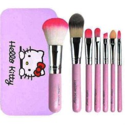 تصویر ست برس آرایشی هلو کیتی مدل 7MP بسته ۷ عددی 