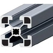 تصویر پروفیل صنعتی آلومینیومی ساخت ایران سایز 45 در 45 (mm) سنگین شیار 10mm 45x45mm Aluminium Extrusion T-Slot Profile, slot width 10mm, Heavy