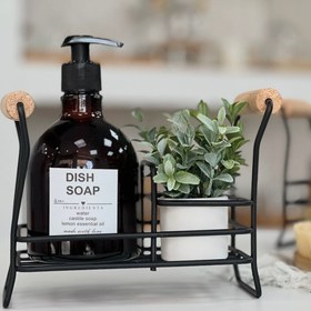 تصویر استند جا مایعی و جا اسکاجی فلزی 