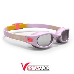 تصویر عینک شنا دخترانه نابایجی رنگ صورتی مرجانی مدل -|Nabaiji swimming goggles Coral Pink SMALL/100SOFT 