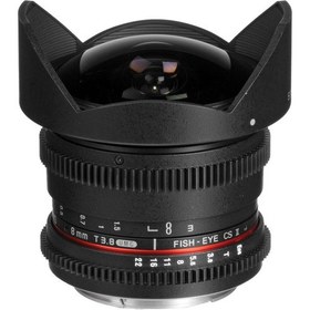 تصویر لنز سامیانگ Samyang 8mm T3.8 UMC Fish-Eye CS II Lens 