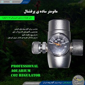 تصویر رگلاتور co2 ساده st-06 پرفشنال PROFESSIONAL aquarium co2 regulator st-06