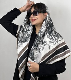 تصویر روسری طرح جنگل 