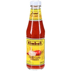 تصویر سس سير و فلفل کيمبال شيشه 325 گرم KIMBALL مدل CHILLI GARLIC SAUCE Kimball Chilli Garlic Sauce 325g