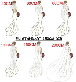 تصویر تور عروس نگین 