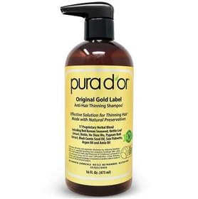 تصویر شامپو ضد ریزش مو ارگانیک پیور دی اور Pura D'or Anti-Hair Loss Premium Organic Argan Oil Shampoo 