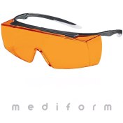 تصویر عینک محافظ اورجینال یووکس uvex مدل super F otg 