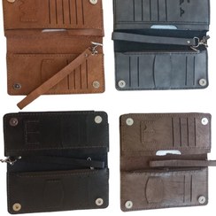تصویر کیف پول چرم دست دوز با کیفیت عالی مدل کیهان (عمده و خرده) 