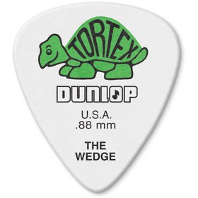 تصویر پیک گیتار دانلوپ Dunlop Picks Tortex Wedge 0.88mm 