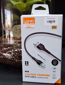 تصویر کابل تبدیل USB به MicroUSB الدینیو مدل LS521 طول 1 متر LDNIO LS521 Micro USB Charging Cable