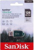 تصویر فلش 128 گیگ سن دیسک Sandisk Ultra Eco USB3.2 Sandisk Ultra Eco USB3.2 128GB Flash Drive