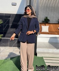 تصویر تک کت کرپ مازراتی مدل گیلدخت (2209) 