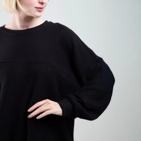 تصویر دورس زنانه بهبود (جنس ژاکارد پنبه) | Behboud - رنگ: مشکی - سایز : فری سایز دورس زنانه، دورس بهبود، ژاکارد پنبه، دورس ژاکارد، لباس گرم زنانه، هودی، سویشرت، پوشاک بهبود، خرید دورس