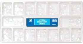 تصویر روکش سلولوئیدی قدامی 64 عددی تور وی ام TORVM Clear dental crown kit