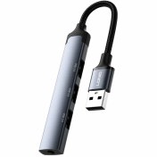 تصویر هاب چهار پورت USB و مبدل 3.5mm Jack الدینیو مدل DS-104U 