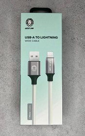 تصویر Green Lion USB-A to Lightning Wide Cable کابل تایپ A به لاینینگ گرین لاین 