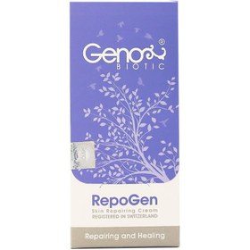 تصویر کرم مناسب پوست های آسیب دیده ریپوژن ژنو بایوتیک Geno Biotic RepoGen Damaged Skin Repair Cream