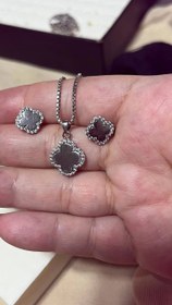 تصویر نیم ست نقره ونکلیف 