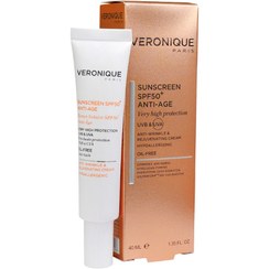 تصویر ورونیک ضدآفتاب بهبود دهنده چروک اس پی اف ۵۰ Veronique ecran solaire spf50 anti_age